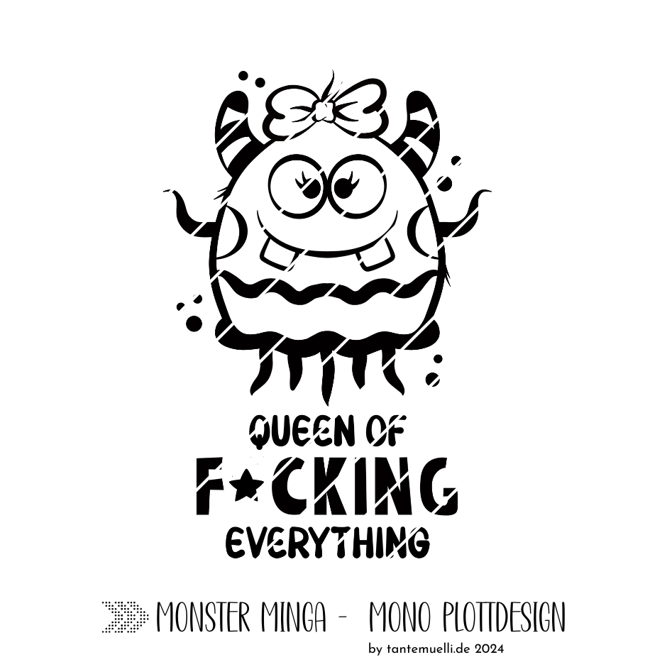 Monster Minga - Mono Plottdesign