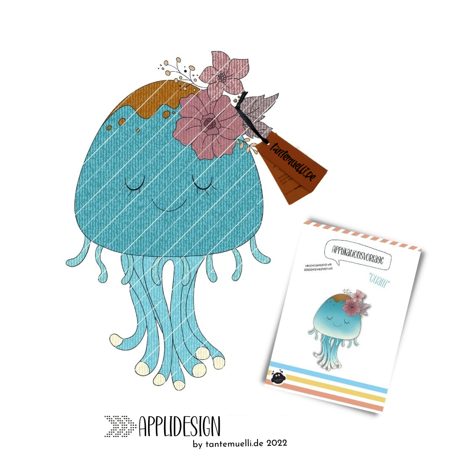 Boho Ocean Qualli - Applikationsvorlage