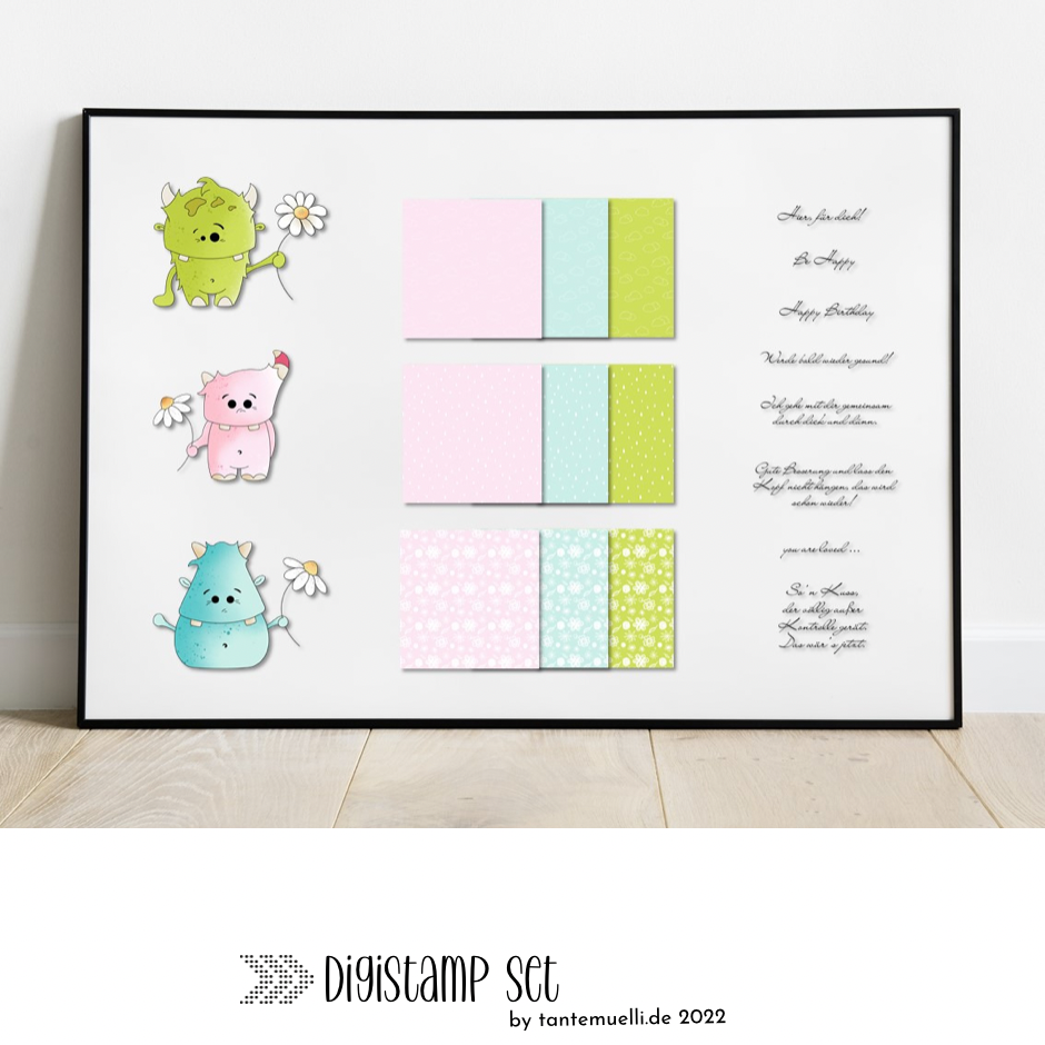 Frühli MOs - DigiStamp Set