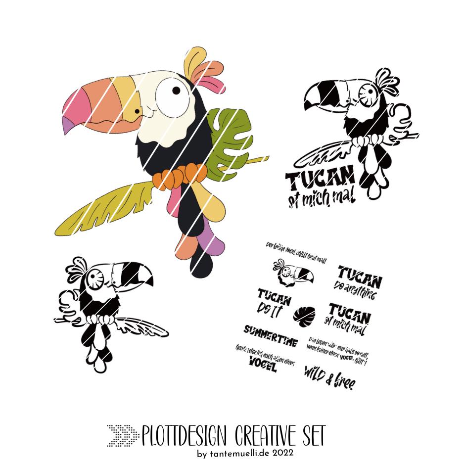 Dschungelbande Tukucki - Plottdesign Creative Set