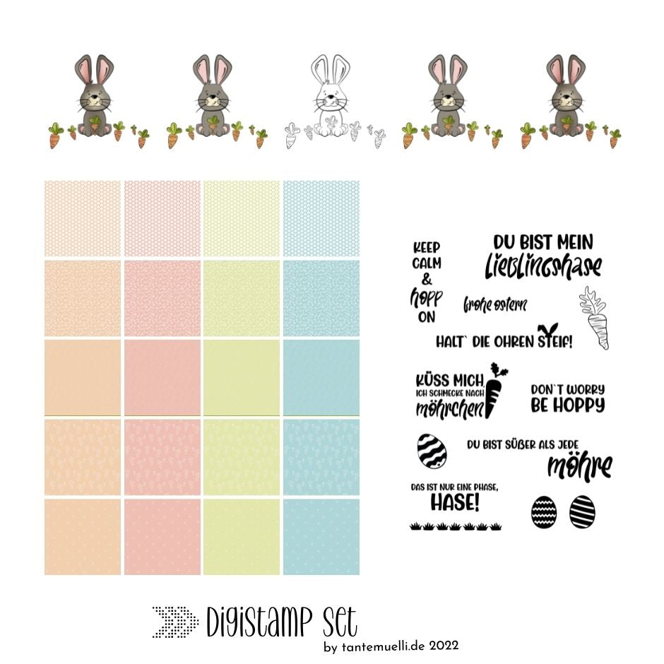 Be HOPPY - DigiStamp Set