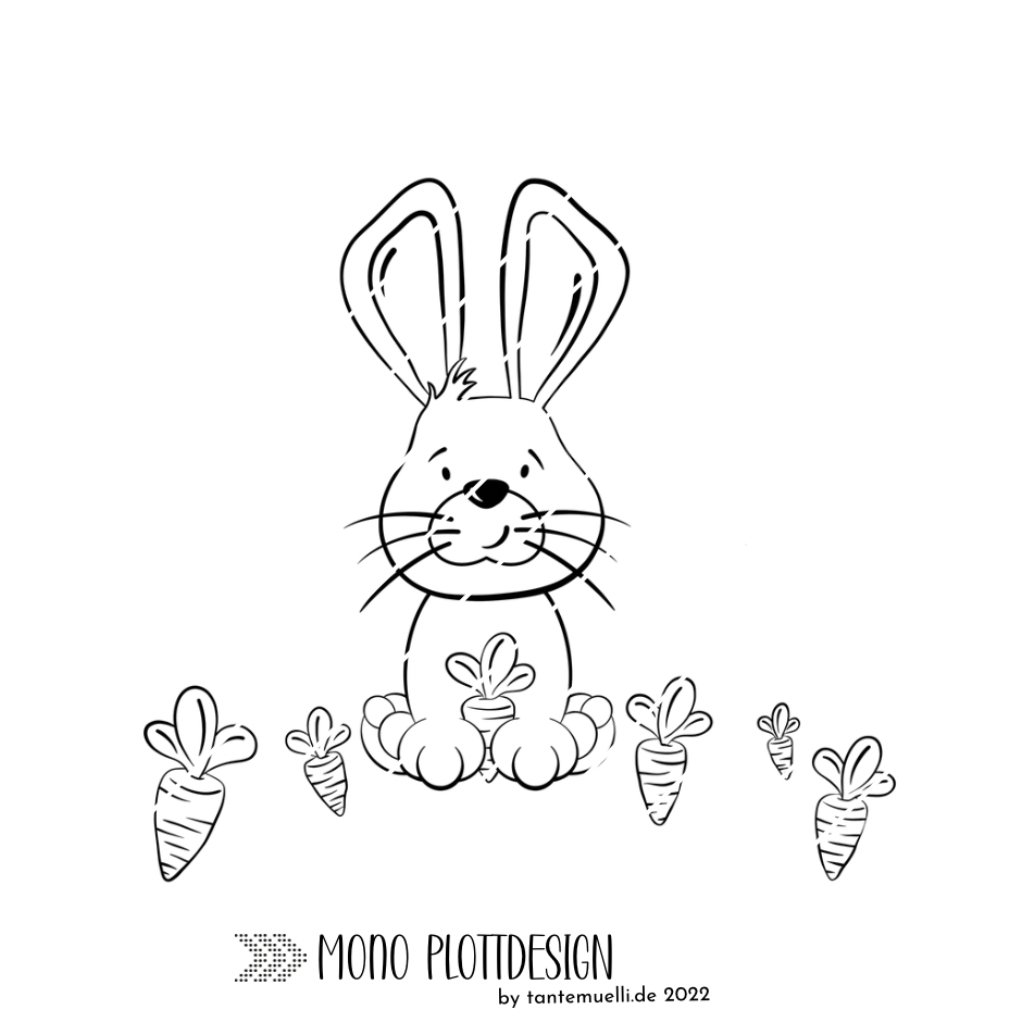 Be HOPPY - Mono Plottdesign