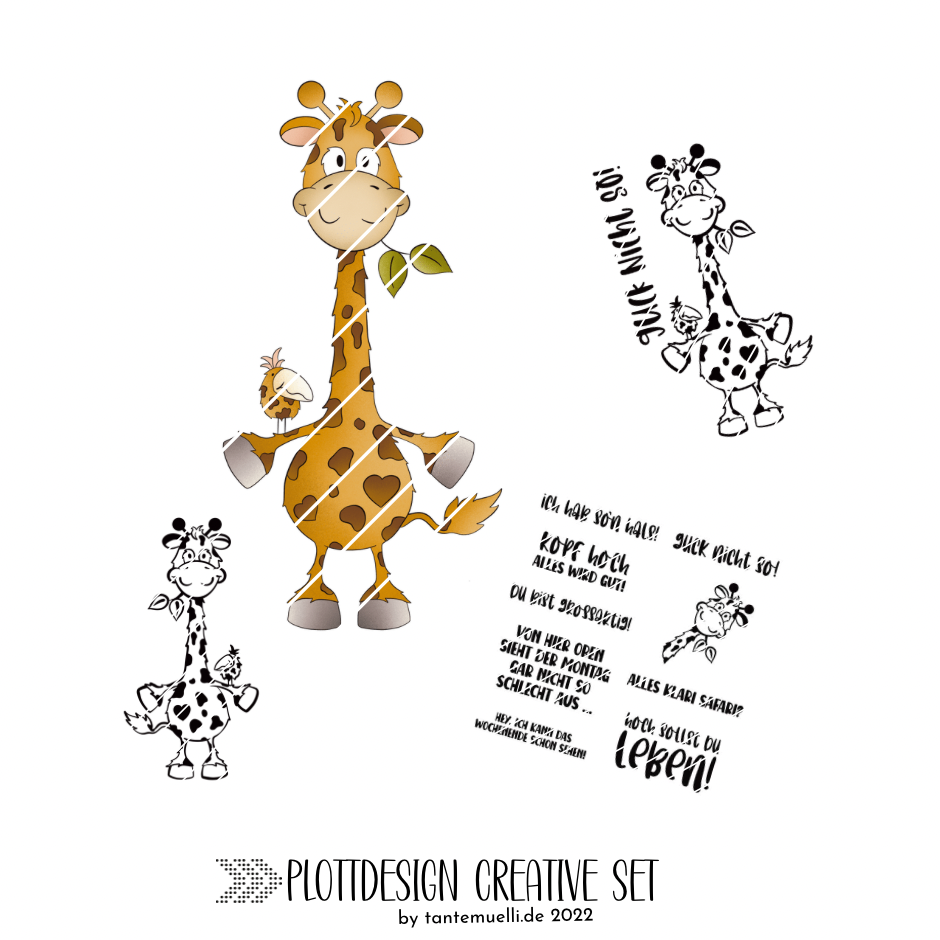 Dschungelbande Grafaffi - Plottdesign Creative Set