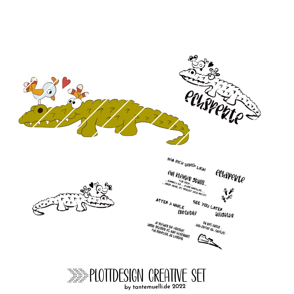 Dschungelbande Koko Roko - Plottdesign Creative Set
