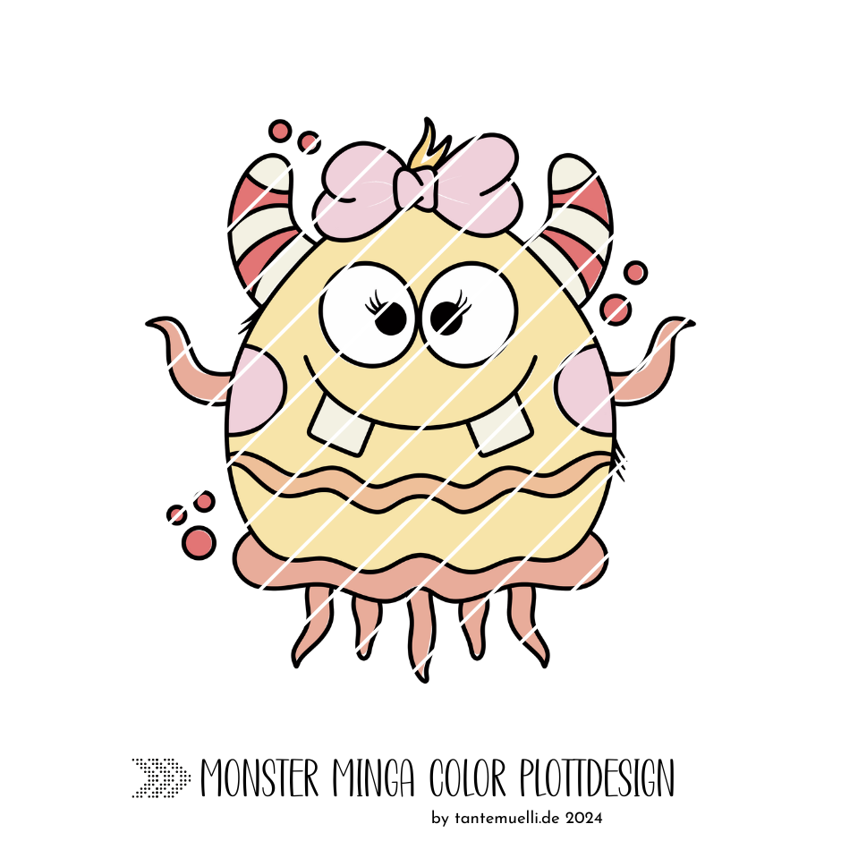 Monster Minga - Color Plottdesign