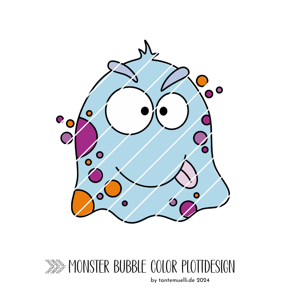 Monster Bubble - Color Plottdesign